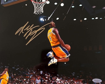 Kobe Bryant podpisał zdjęcie 8x10 LA Lakers z podpisem COA