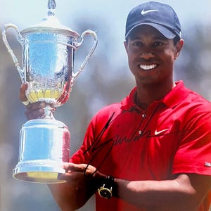 Tiger woods autograph - Etsy 日本