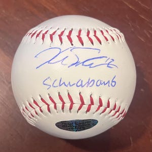 Kyle Schwarber Signed Baseball - Etsy
