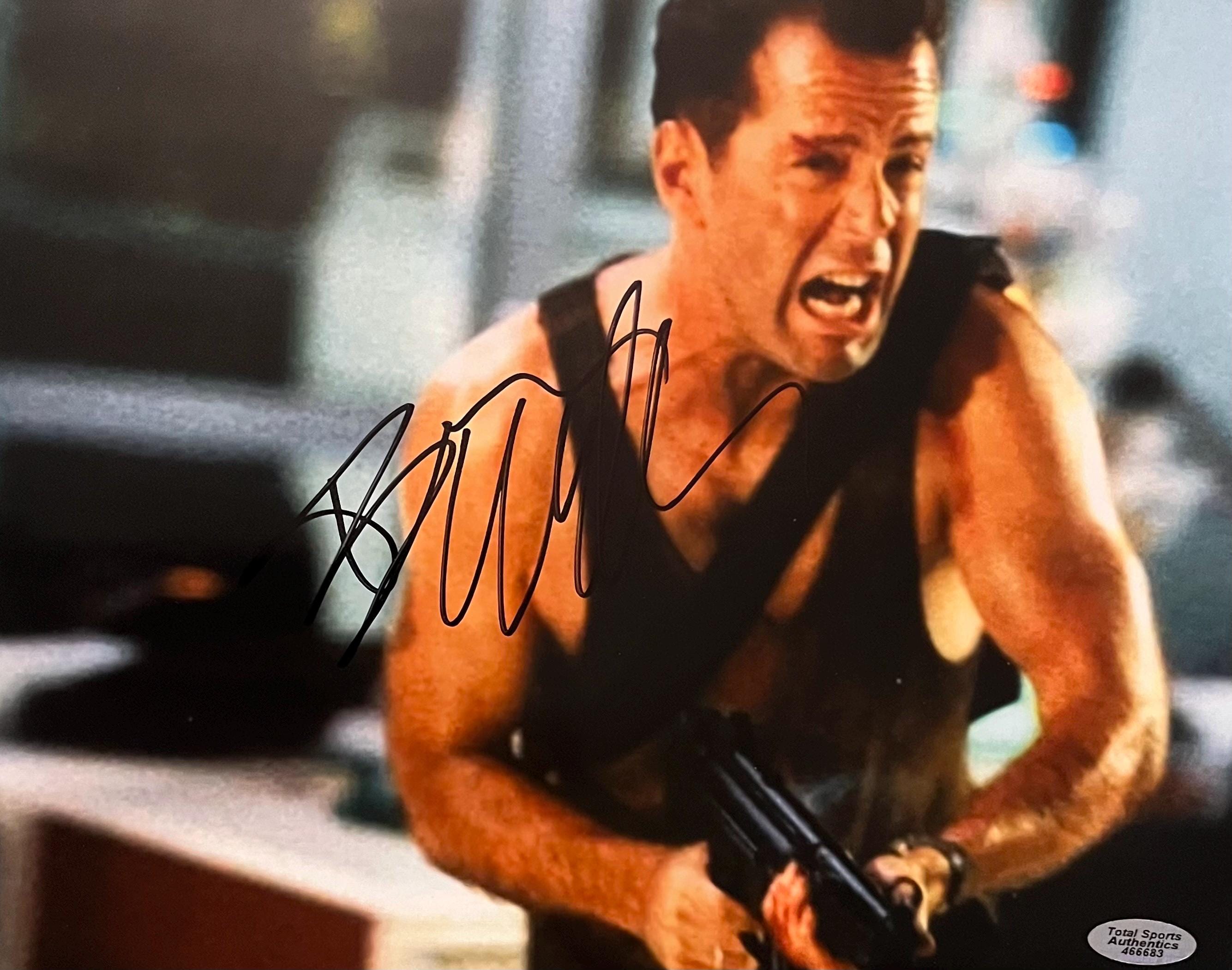 Bruce willis signed - Etsy 日本