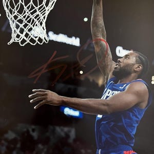 Kawhi Leonard signed LA Clippers Photo with COA
