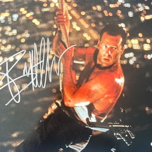 Bruce Willis autographed DieHard Photo with COA