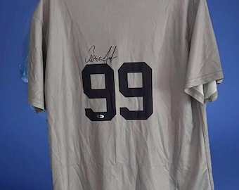 Aaron Judge signed New York Yankees jersey fan with COA