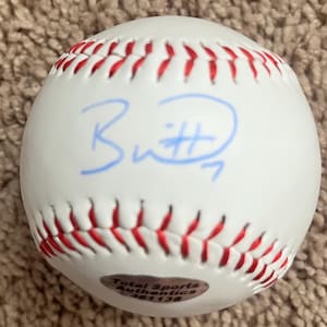 Bobby Witt Jr Kansas City Royals signed baseball with COA