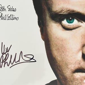 Phil Collins Autographed photo with COA