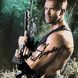 Arnold Schwarzenegger signierte Photo mit Echtheitszertifikat