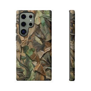 Camo Phone Case, Grün und Braun Tough Case, Geschenk für Ihn, Vatertag, Outdoor Wandern Backpacking Jagd Angeln, Jäger Fischer