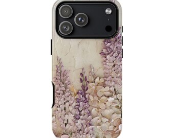 Floral Phone Case, Stucco Phone Cover