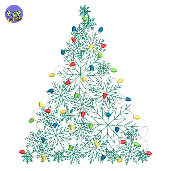 Fichier de Broderie Arbre de Noël