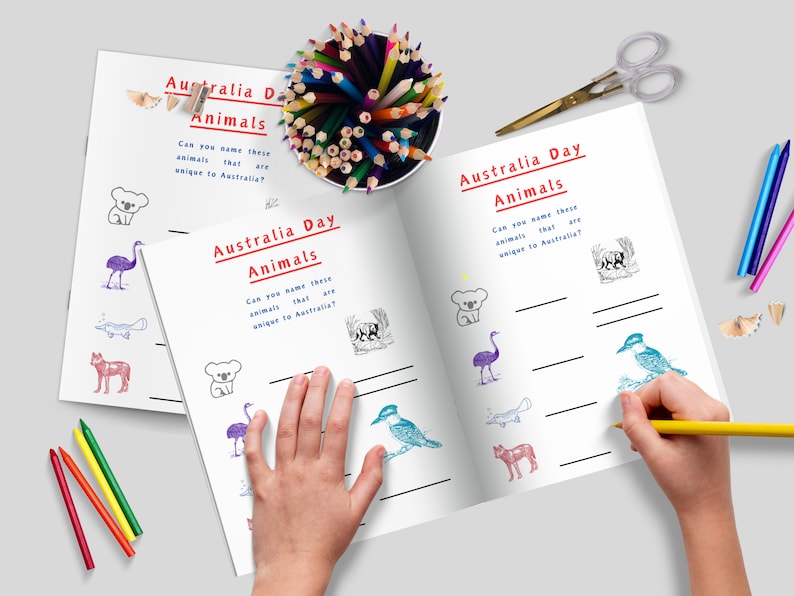 Australia Day Printable, Australia Day Worksheet, Australia Day ...