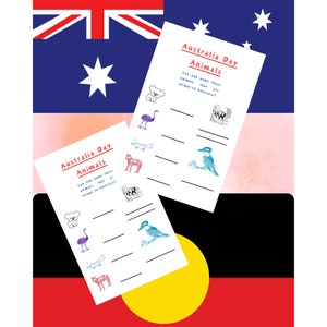 Australia Day Printable, Australia Day Worksheet, Australia Day ...