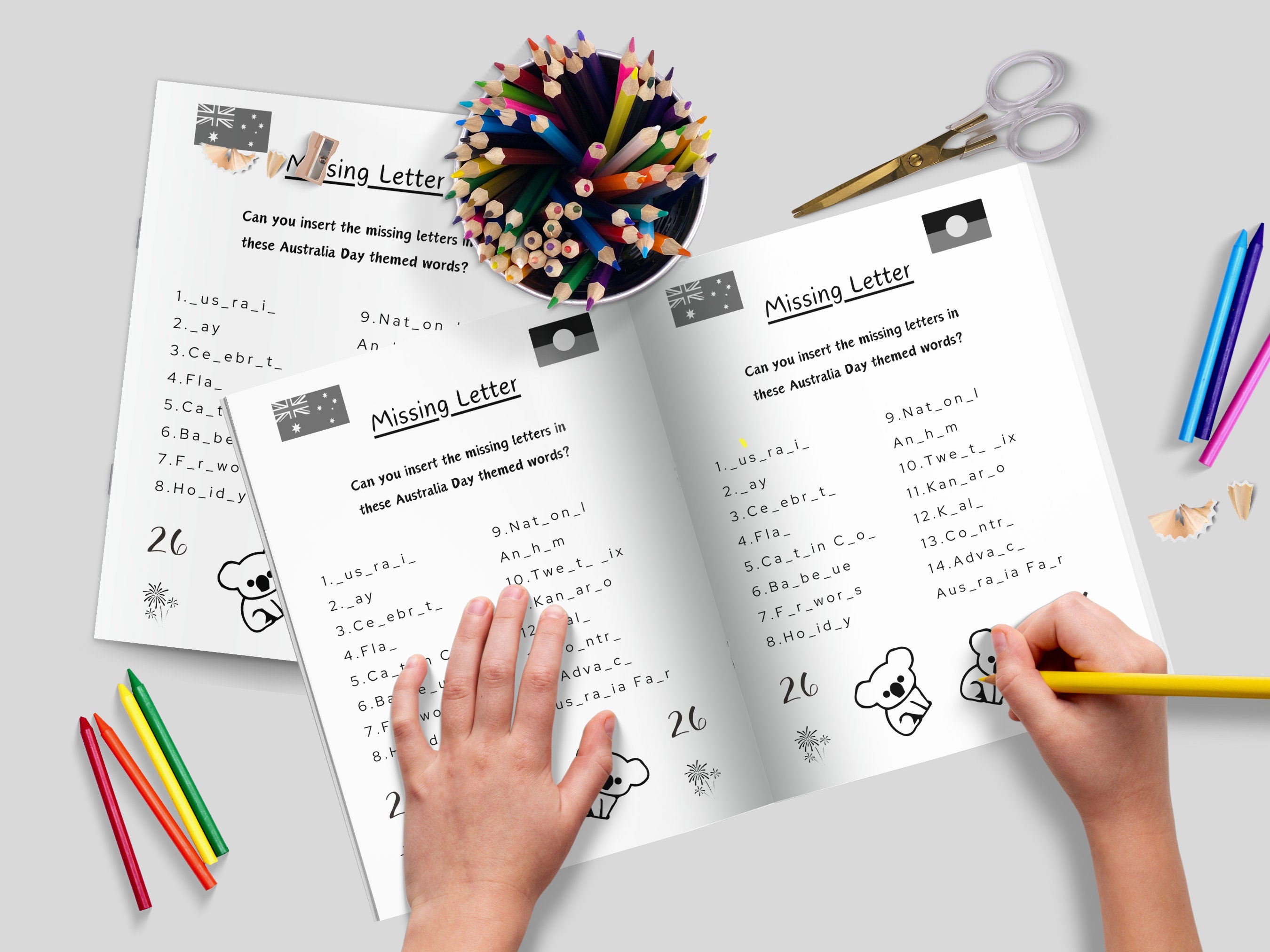 Australia Day Printable, Australia Day Worksheet, Australia Day ...