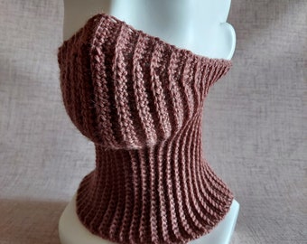 Half Balaclava CROCHET PATTERN: Mens Neck Warming Gaiter Cowl Face