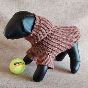 CROCHET PATTERN Small Dog Hairless Sphynx Cat Hoodie Sweater