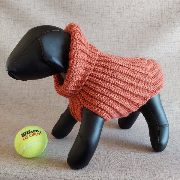 DOG CROCHET PATTERN Pug French Bulldog Hooded Cape Coat