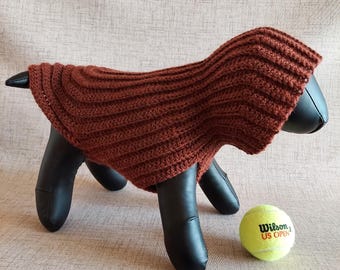 Small Dog Clothes Crochet: Hooded Poncho Sweater Pattern
