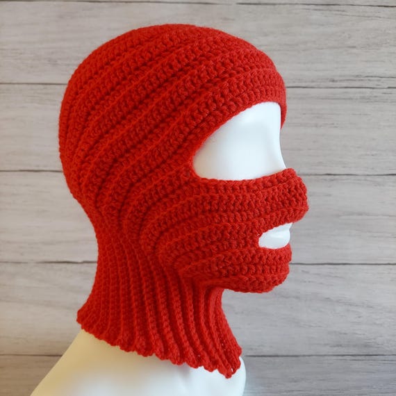 BALACLAVA CROCHET PATTERN: Sexy Fitted Shiesty Ski Mask With Mouth