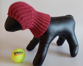 CROCHET PATTERN: Dog Ear Covering Balaclava Hooded Snood Hat
