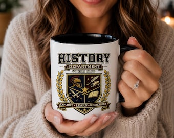 History Teacher Mug Gift for School Staff I Back to school Appreciation Cup I Unique Present from Students I Staff Collection Mug