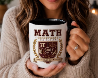 Math Teacher Mug Gift for School Staff I Back to school Staff Appreciation Cup I Unique Present from Students I Mathematician Lover Mug