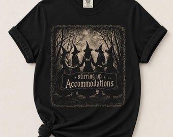Aufrütteln von Anpassungen Hexen spezielle Bildung T-Shirt | Halloween SPED Lehrer t-Shirt | IEP Geschenk für Inklusions-Klassenzimmer Erzieher/innen