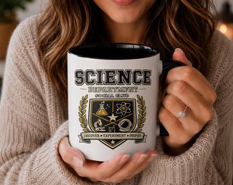Science Teacher Mug Gift for School Staff I Back to school Appreciation Cup I Unique Present from Student I Scientist Mug for Science Lovers