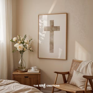 This printable minimalist Christian wall art is perfect as an EASTER home decor, Living room decor, office home decor, dorm room decor, College Apartment Decor, kitchen wall decor, kids and nursery room decor. Also a perfect wedding and anniversary gift for her