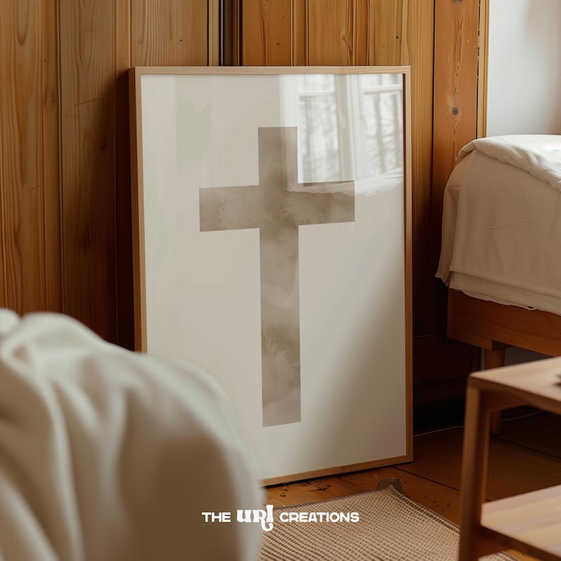 This printable minimalist Christian wall art is perfect as an EASTER home decor, Living room decor, office home decor, dorm room decor, College Apartment Decor, kitchen wall decor, kids and nursery room decor. Also a perfect wedding and anniversary gift for her