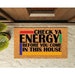 Check Your Energy , Doormat, SVG File, Digital Download - Etsy