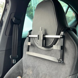 Tablet and smartphone holder mount for sport car seats zdjęcie 10