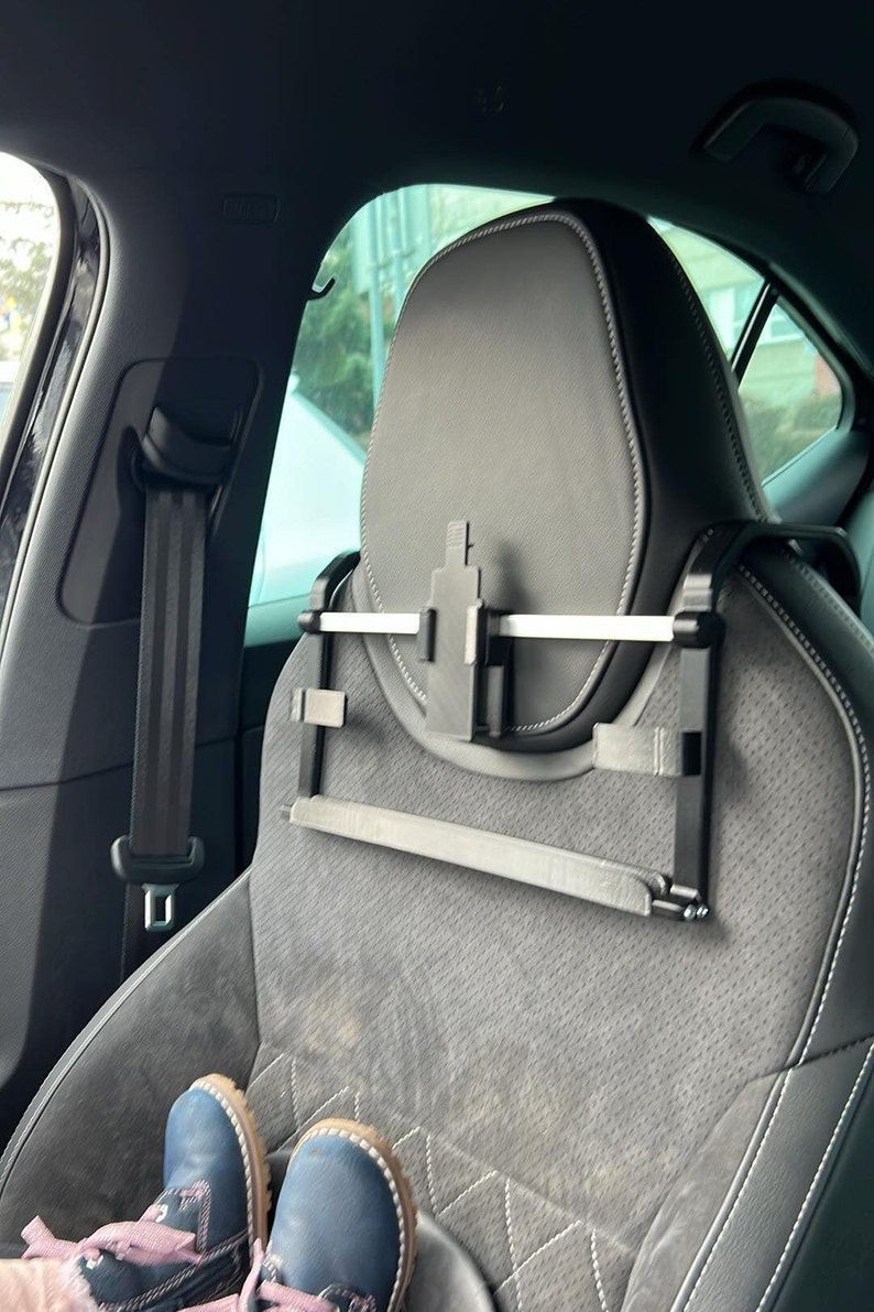 Tablet and smartphone holder mount for sport car seats zdjęcie 10
