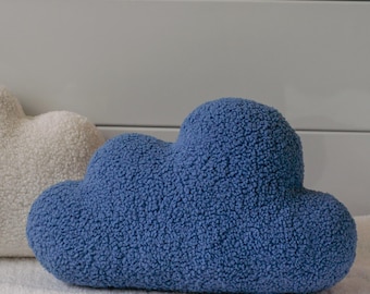 Teddy Boucle Cloud Pillow | Cloud Pillow | Nursery Decor | Sofa Pillow | Ivory Cloud | Cloud Cushion | Nursery Pillow | Plush Cloud |
