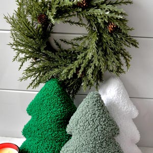 Almohada de árbol de Navidad - Almohadas navideñas / Decoración navideña suave / Regalo de Navidad / Regalo de amigo secreto / Almohada de invierno / Almohada navideña / imagen 9