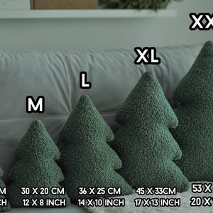 Almohada de árbol de Navidad - Almohadas navideñas / Decoración navideña suave / Regalo de Navidad / Regalo de amigo secreto / Almohada de invierno / Almohada navideña / imagen 7