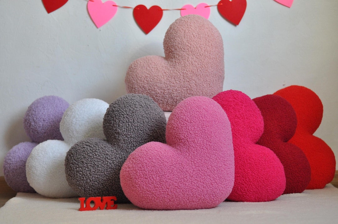 3 Cuscini A Forma Di Fiore, 45 Cm, Morbidi E Decorativi, Per Pavimento, Camera Da Letto O Divano, Colore Rosso