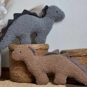 Green Dinosaur Toy | Kids Gift | Dinosaur Doll | Handmade Plush Dinosaur | Plush Dinosaur Decor | Dinosaur Throw Pillow | Plush Dino Toy | image 7