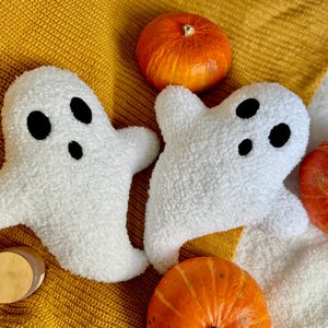 Plush Ghost Pillow - Halloween Pillows | Ghost Pillow | Ghost Pillow | Ivory Ghost | Halloween Decor |