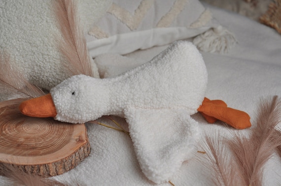 Handmade Goose Plush Sleep Toy for Baby Goose Doll Duck Soft Toy Goose Plush Baby Shower Gift Soft Lovey Sleep Toys Etsy UK