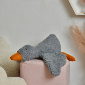 Handmade Goose Plush Sleep Toy for Baby Goose Doll Duck Soft Toy Goose Plush Baby Shower Gift Soft Lovey Sleep Toys image 10