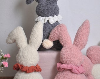 Bunny Pillows - Easter Decor | Bunny & Rabbit Soft Pillow | Spring Decor | Rabbit Doll |