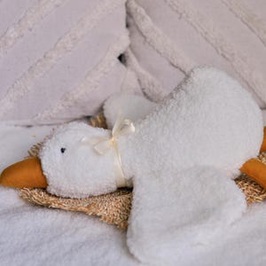 Cute Hugging Goose for Baby | Sleeping Pillow Plush Goose | Baby Sleep Goose Comforter Toy | Duck Toy For Hugging | Goose Doll | Goose Stuff