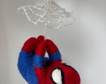 Pingente do Homem-Aranha em feltro | Acessórios para pendurar no espelho retrovisor do carro, difusor de óleos essenciais para carro