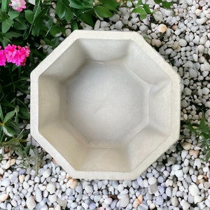 Octagon Planter, Cement Planter, Garden Decoration, Home Decor - Etsy