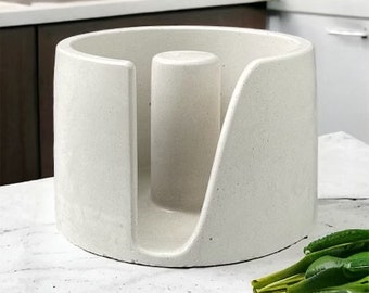 Paper Towel Holder, Cement Holder, Toilet Paper Holder, Industrial, Minimalist