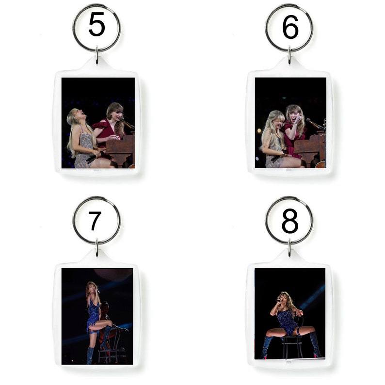 Taylor Swift eras tour keychains image 2