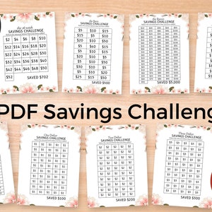 Savings Challenge | 15 Savings Challenges PDF | Instant Download | Holiday Savings Challenge | 26 Week Savings Challenge | Envelope Savings
