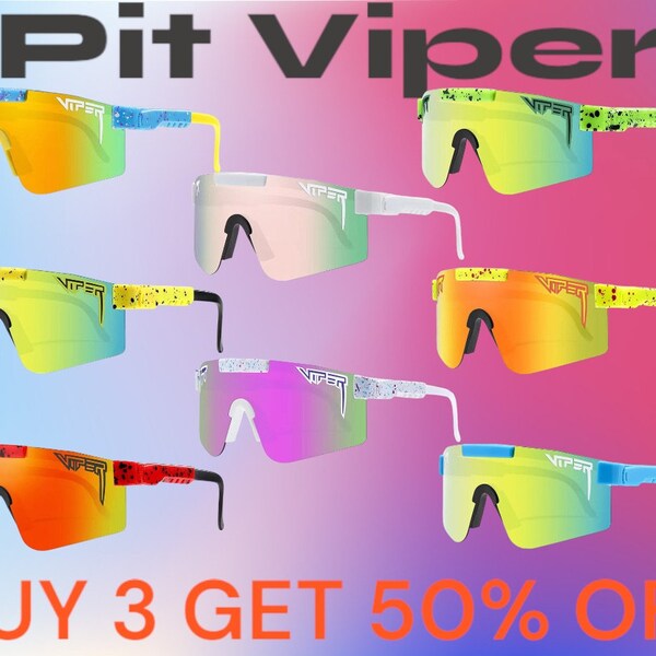 Pit Viper Kids Eyewear for Youth | Outdoor Sunglasses | Sport Sunglasses Viper | UV400 Goggles | Children Kid Glasses | Gift for Boys Girls