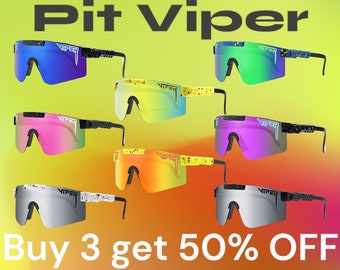 Pit Viper Kids Eyewear for Youth | Outdoor Sunglasses | Sport Sunglasses Viper | UV400 Goggles | Children Kid Glasses | Gift for Boys Girls