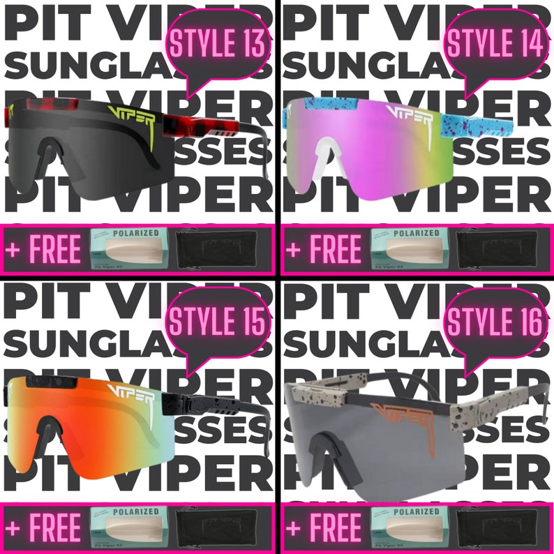 KIDS Pit Viper Eyewear for Youth Outdoor Sunglasses Sport Sunglasses Viper UV400 Goggles