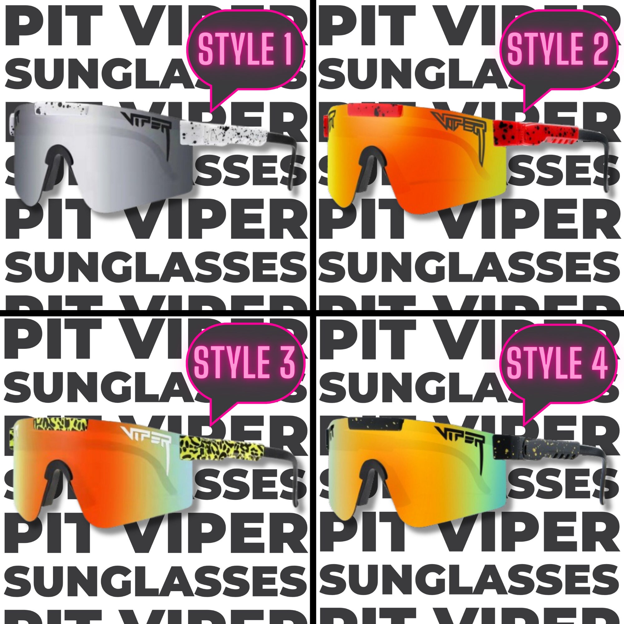KIDS Pit Viper Eyewear for Youth Outdoor Sunglasses Sport Sunglasses